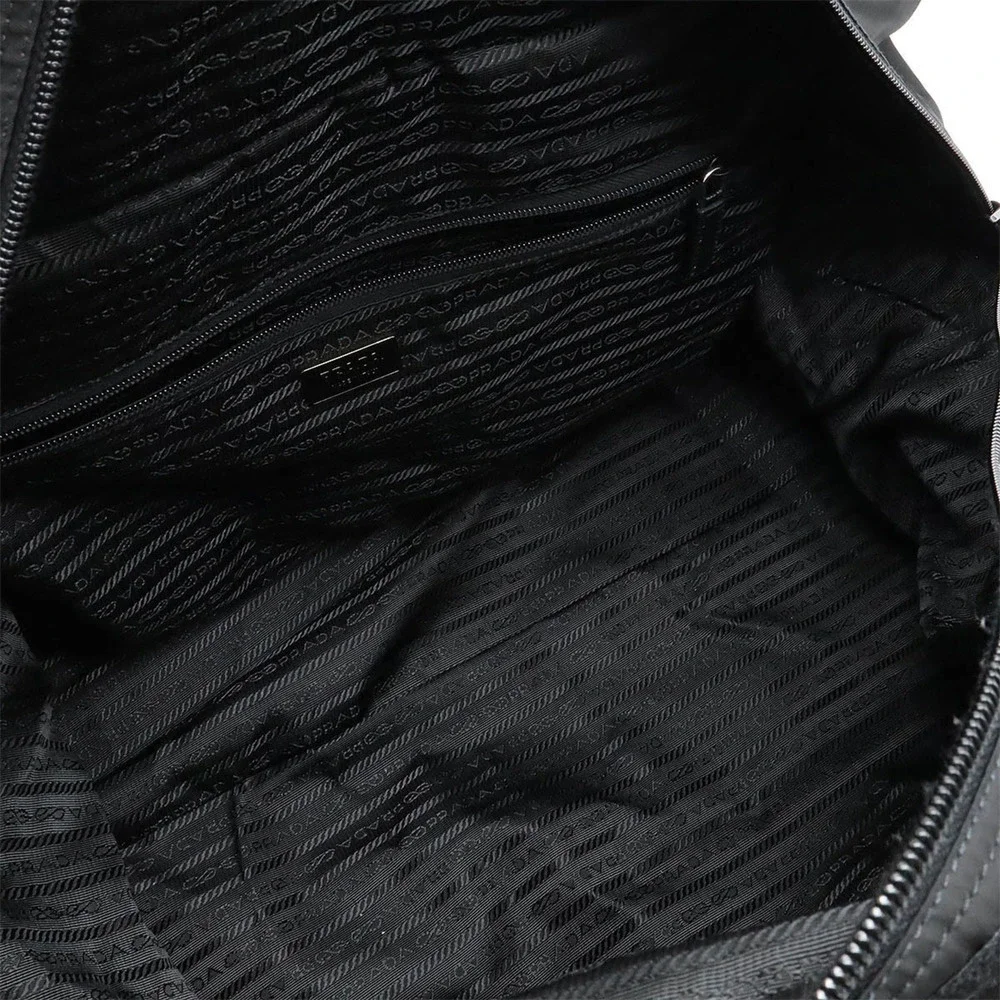 PRADA Black Leather Shoulder Bag - Picture 7 of 9
